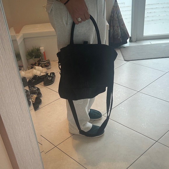 Free People Black Tote Bag
